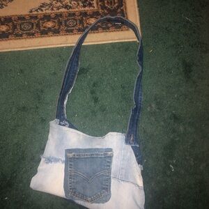 Denim crossbody bag